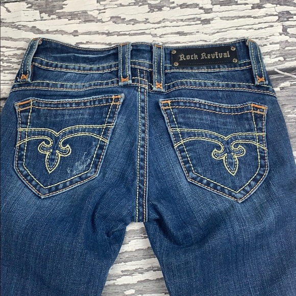 Rock Revival ‘Amy’ Straight Fit Jeans - 26 x 33 - Picture 7 of 13